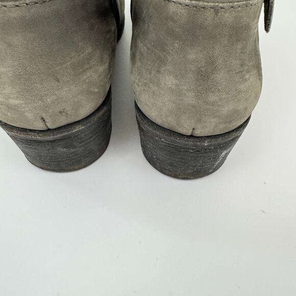 UGG Women Bellamy Ankle Boots Size 9.5 Style 1016940 Leather Sheepskin Gray - Picture 7 of 11